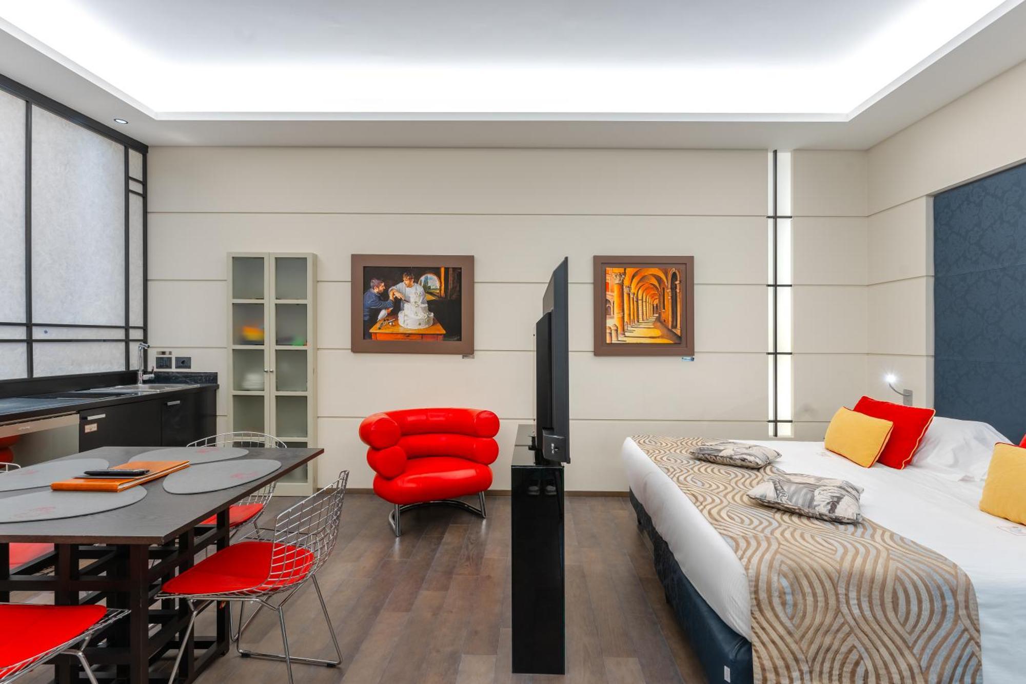 Art Hotel Commercianti Bologna Bagian luar foto