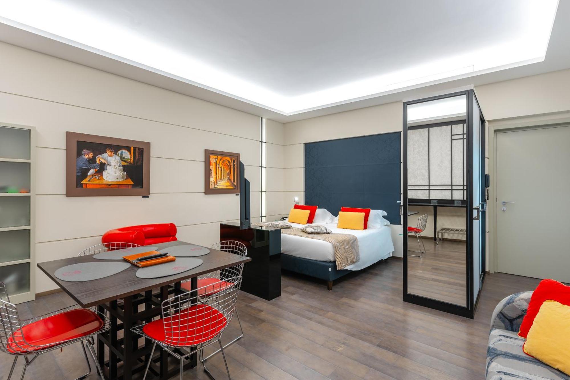 Art Hotel Commercianti Bologna Bagian luar foto