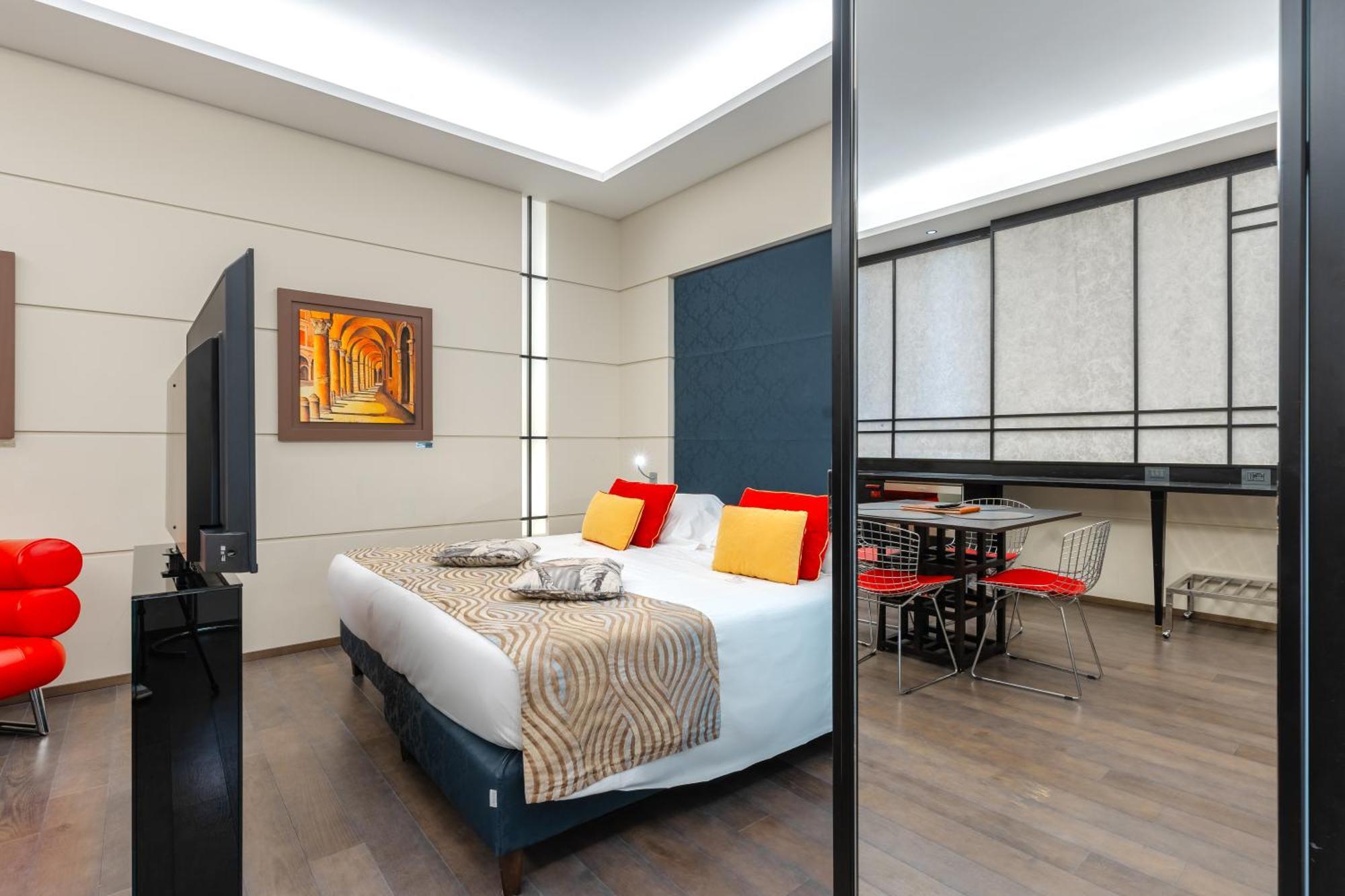 Art Hotel Commercianti Bologna Bagian luar foto