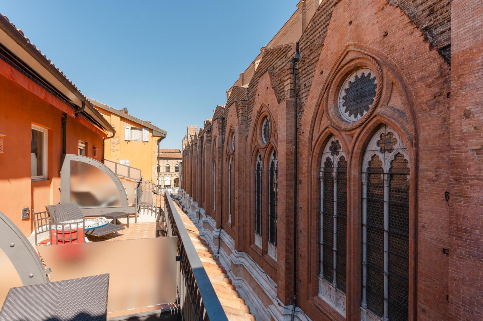Art Hotel Commercianti Bologna Bagian luar foto